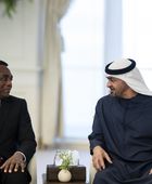الشيخ محمد بن زايد ورئيس زامبيا يبحثان تعزيز العلاقات بين البلدين