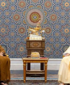 سلطان عُمان يستقبل طحنون بن زايد في قصر البركة