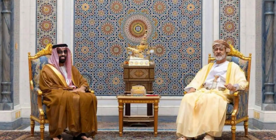 سلطان عُمان يستقبل طحنون بن زايد في قصر البركة