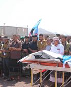 ردفان تشيع قائد الكتيبة في اللواء 13 صاعقة الشهيد العقيد الوحدي