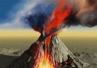 ظهور جزيرتين بعد ثوران بركان أناك كراكاتاو في إندونيسيا