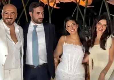 مجدي الهواري يحتفل بخطوبة ابنته مريم على كريم هلال