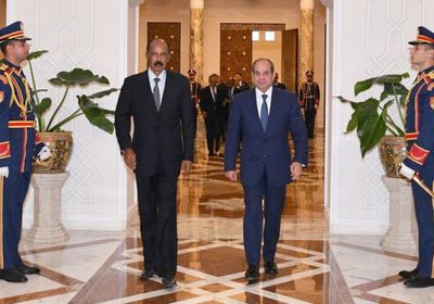 السيسي وأفورقي يؤكدان رفض التدخل في شؤون الدول واحترام سيادتها