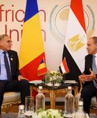 وزير الخارجية المصري يلتقي نظيره التشادي في العلمين