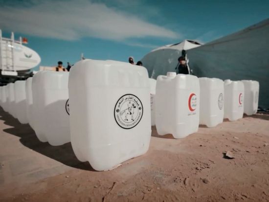 الإمارات تواصل دعم غزة بالمياه عبر "الفارس الشهم 3"