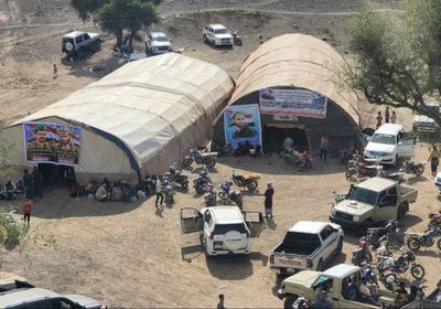 أبناء الجنوب يؤدون واجب العزاء في شهداء محافظة الضالع