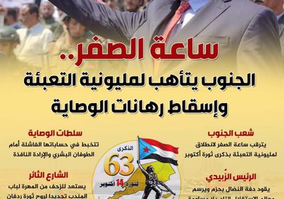 ساعة الصفر.. الجنوب يتأهب لمليونية التعبئة وإسقاط رهانات الوصاية (إنفوجراف)