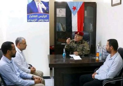 انتقالي الضالع يناقش الأوضاع الإنسانية مع وفد الصليب الأحمر