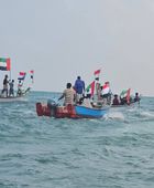 سقطرى تحيي ذكرى ثورة أكتوبر بعرض بحري في ساحل حديبو