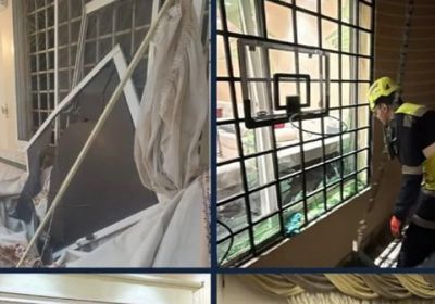 4 إصابات في سقوط شظايا صاروخ بالرياض 