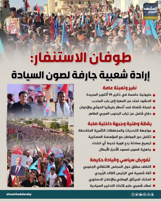 طوفان الاستنفار: إرادة شعبية جارفة لصون السيادة (إنفوجراف)