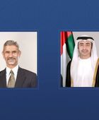 عبدالله بن زايد يستقبل وزير خارجية الهند في أبوظبي