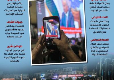خطاب القائد.. دعوة للنفير واستجابة شعبية (إنفوجراف)