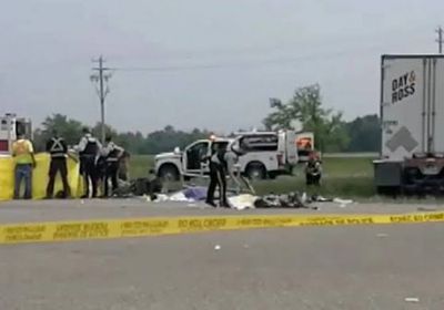 13 قتيلاً وجريحاً بحادث تصادم في مدينة كالغاري الكندية