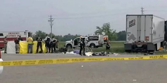 13 قتيلاً وجريحاً بحادث تصادم في مدينة كالغاري الكندية