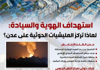 استهداف الهوية والسيادة: لماذا تركز المليشيات الحوثية على عدن؟ (إنفوجراف)