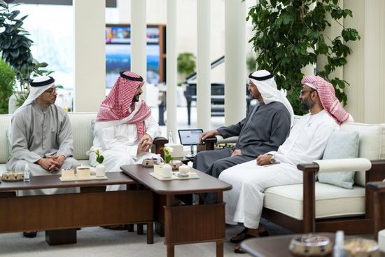 رئيس الإمارات يستقبل الأمير خالد بن سلمان