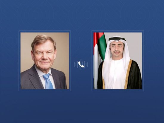 عبدالله بن زايد يبحث هاتفياً مع وزير خارجية ألمانيا التطورات الإقليمية