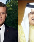 عاهل البحرين والرئيس الفرنسي يبحثان مستجدات الأوضاع في المنطقة