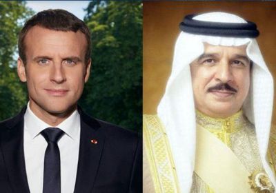 عاهل البحرين والرئيس الفرنسي يبحثان مستجدات الأوضاع في المنطقة