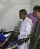 وفد انتقالي شبوة تتفقد جرحى العدوان الحوثي ويتكفل بحالات حرجة