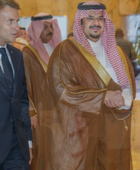 الرئيس الفرنسي يغادر الرياض