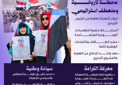 نفير الكرامة والوجود: التعبئة العامة طريق الجنوب لحماية مشروعه التحرري (إنفوجراف)