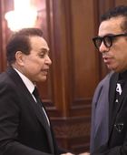 نجوم الغناء يساندون حكيم في عزاء شقيقه بمسجد المشير طنطاوي