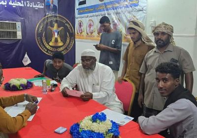 انتقالي السوم يواصل تسجيل المواطنين والشباب في التعبئة الشعبية العامة للدفاع عن الجنوب