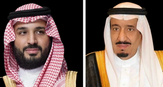 القيادة السعودية تعزي ملك الأردن في ضحايا الهجوم الإرهابي على كنيسة بالكرك