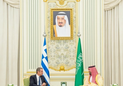 ولي العهد السعودي يستقبل رئيس وزراء الجمهورية الهيلينية بقصر اليمامة