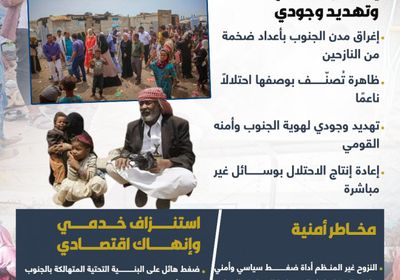 "احتلال ناعم": مخاطر استهداف الجنوب ديمغرافيا عبر سلاح النازحين (إنفوجراف)