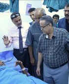 الحالمي يتفقد جرحى القوات الجنوبية في مستشفى عبود بالعاصمة عدن